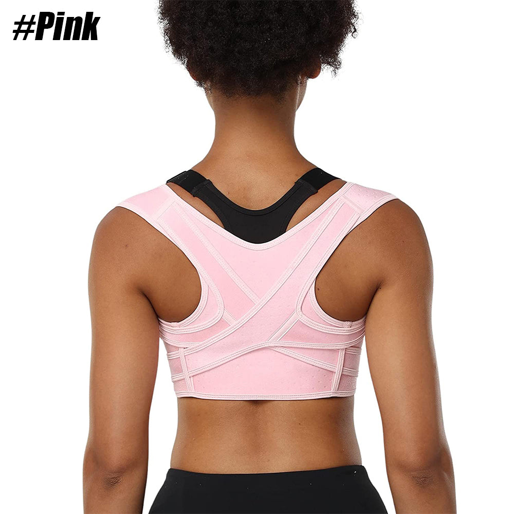 Breathable Posture Corrector Back Brace Adjustable Upper Back Support