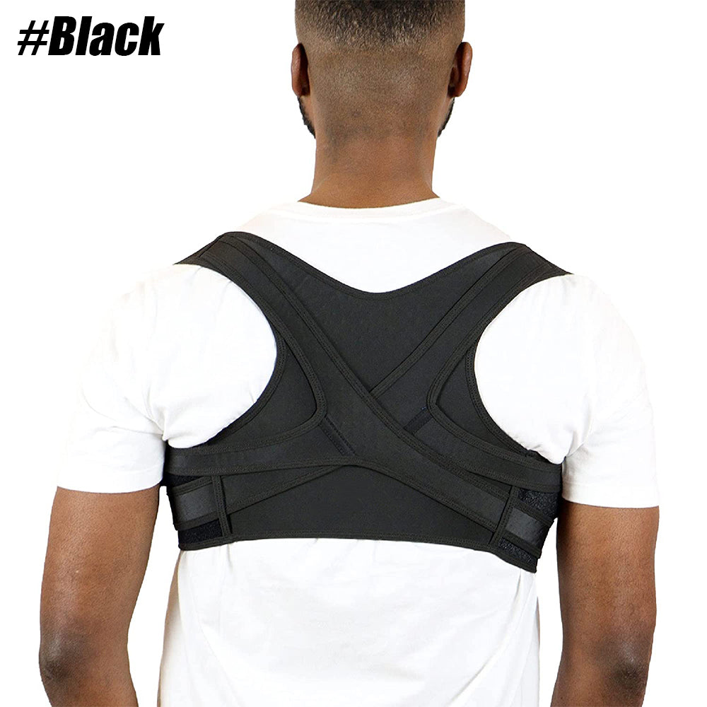 Breathable Posture Corrector Back Brace Adjustable Upper Back Support