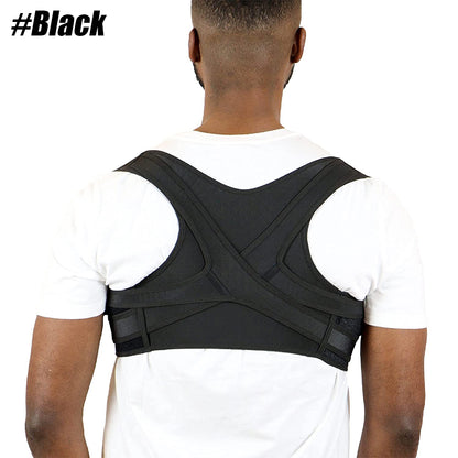 Breathable Posture Corrector Back Brace Adjustable Upper Back Support