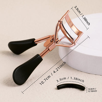 Eyelash Curler, Portable Stainless Steel, Silicone Pads, Eyelash Extension Tools, Curling Curler