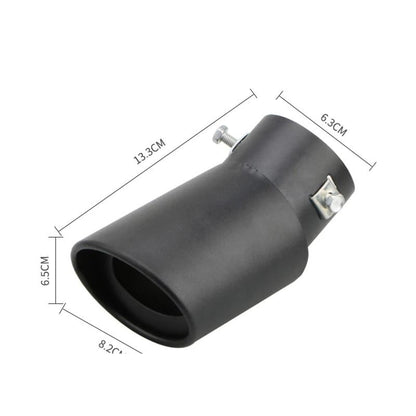 Car Exhaust Muffler Tip Pipe Stainless Steel Chrome Rear Tail Trim