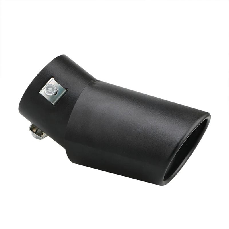 Car Exhaust Muffler Tip Pipe Stainless Steel Chrome Rear Tail Trim
