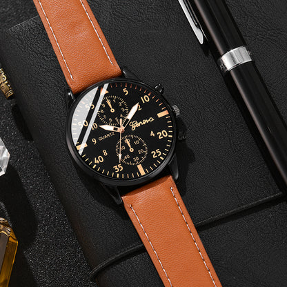 Luxury Hip Hop Mens Watch, Sport Wristwatch, Fashion Male Clock, Bracelet Set