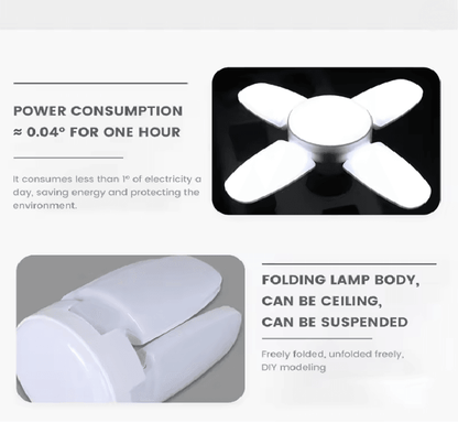 FoldBright Adjustable LED Ceiling Bulb