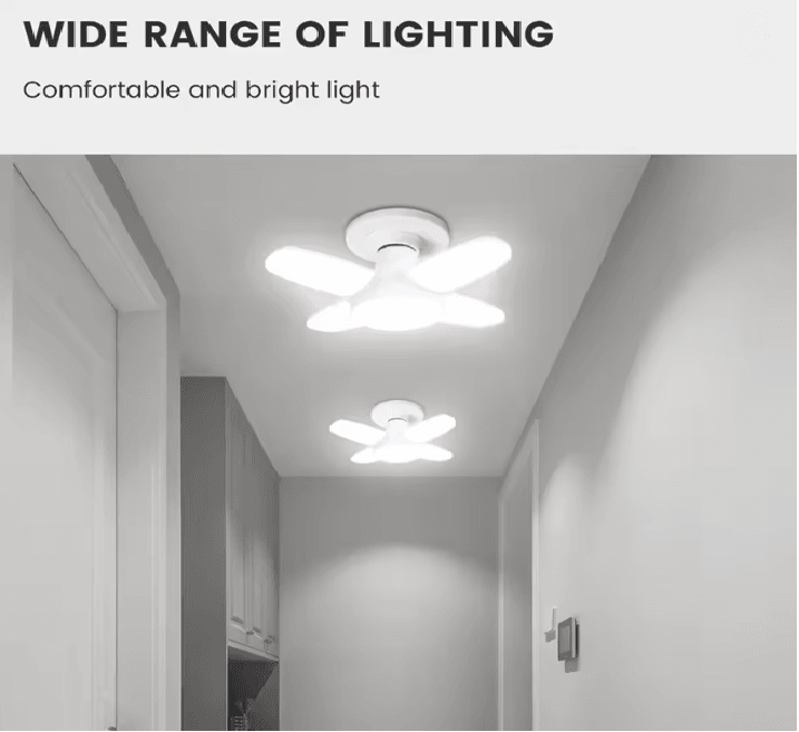 FoldBright Adjustable LED Ceiling Bulb