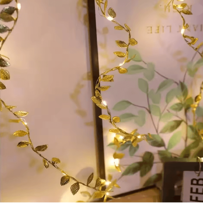 GoldenLeaf Fairy String Lights