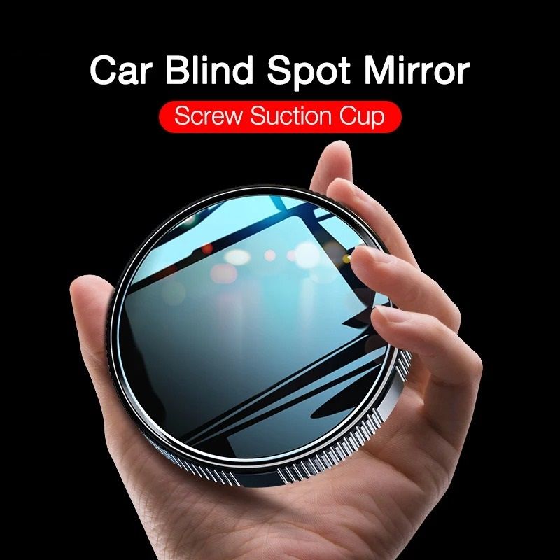 Adjustable Round Blind Spot Mirror Set for Wide Angle Car Visibility