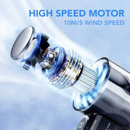 Portable Rechargeable Handheld Fan with Semiconductor Cooling and USB Power