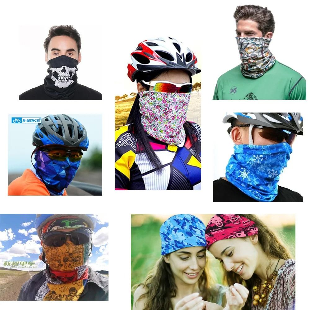 Dyeing Color Neck Gaiter – Seamless Multifunctional Bandana for Men and Women