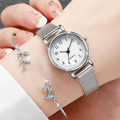 Women Fashion Watch, Ladies Casual Bracelet Watches, Simple Dial Quartz Wrist Dress Clock