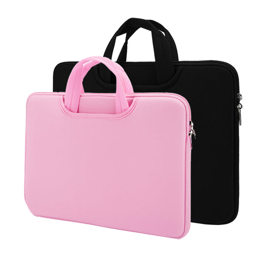 Computer Handbag, Large Space Laptop Bag, Lightweight, Front Pocket Can Hold Power, Mouse