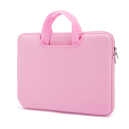 Computer Handbag, Large Space Laptop Bag, Lightweight, Front Pocket Can Hold Power, Mouse