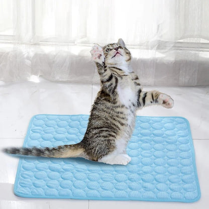 Cooling Pad Blanket for Small Dogs Pets, Pet Ice Mats Summer Cat Dog Sofa, Durable Nest Bed Cooling Sleeping Pad