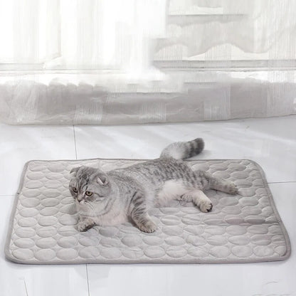 Cooling Pad Blanket for Small Dogs Pets, Pet Ice Mats Summer Cat Dog Sofa, Durable Nest Bed Cooling Sleeping Pad