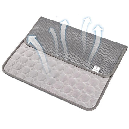 Cooling Pad Blanket for Small Dogs Pets, Pet Ice Mats Summer Cat Dog Sofa, Durable Nest Bed Cooling Sleeping Pad