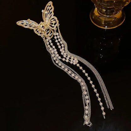 Butterfly Hair Clip With Long Tassel for Women