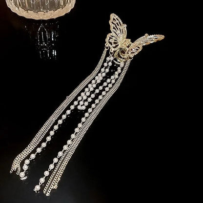 Butterfly Hair Clip With Long Tassel for Women