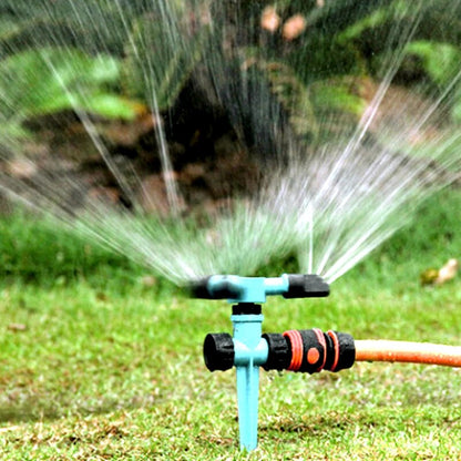 Rotating Lawn Sprinkler, Garden Sprinkler, 360-Degree Automatic, Three-Fork Sprinkler Head, For Yard