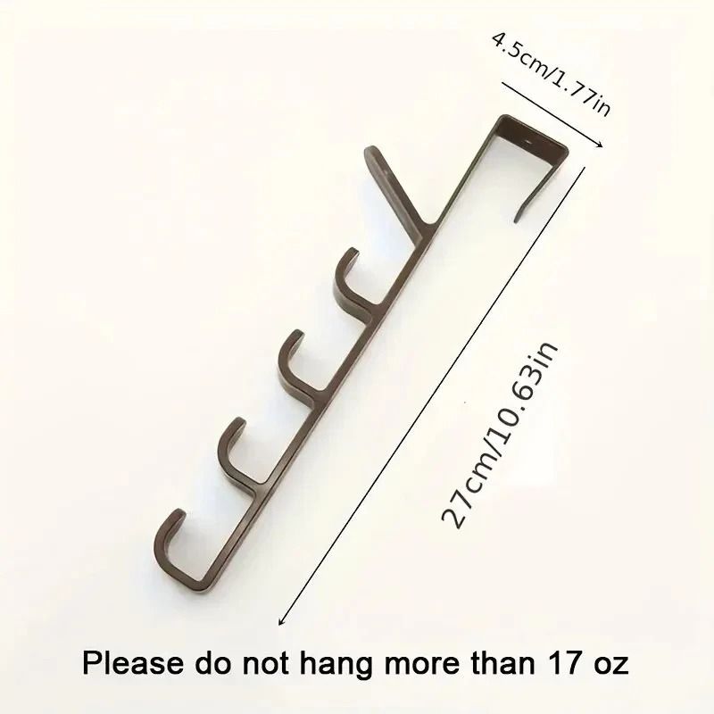 Bedroom Door Hanger Clothes Rack Over The Door Storage Hook Organizer