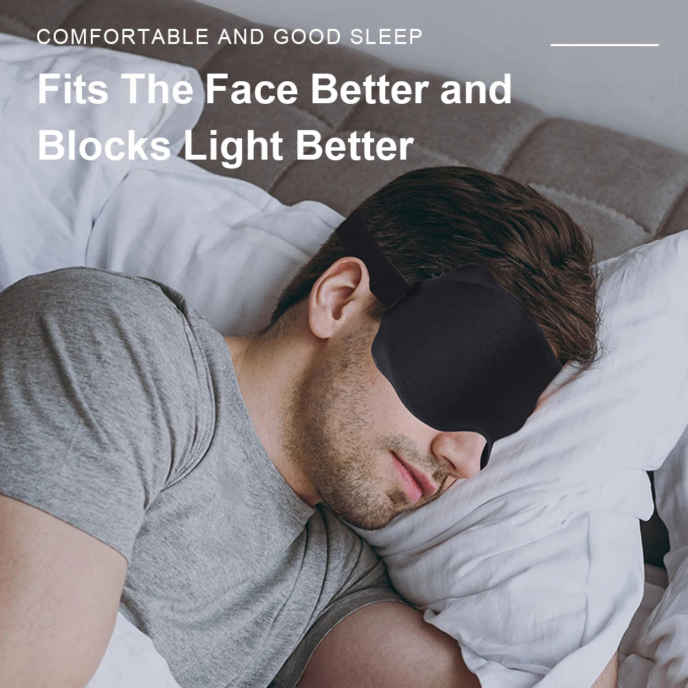 Padded Sleep Mask For Eyes, Sleeping Mask Block Out Light, Slaapmasker Eye Shade, Blindfold, Sleeping Aid Face Mask