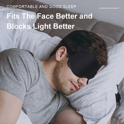 Padded Sleep Mask For Eyes, Sleeping Mask Block Out Light, Slaapmasker Eye Shade, Blindfold, Sleeping Aid Face Mask