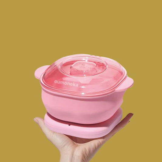 0 Metal Foldable Silicone Wax Heater Paraffin Pot Depilatory Wax Warmer for Home Spa