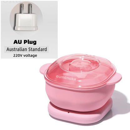0 Metal Foldable Silicone Wax Heater Paraffin Pot Depilatory Wax Warmer for Home Spa