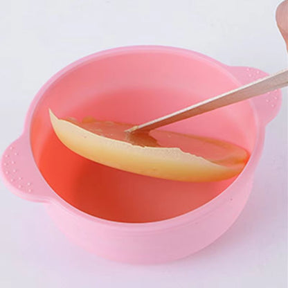 0 Metal Foldable Silicone Wax Heater Paraffin Pot Depilatory Wax Warmer for Home Spa