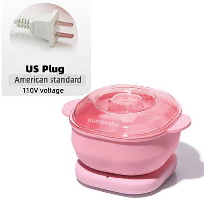 0 Metal Foldable Silicone Wax Heater Paraffin Pot Depilatory Wax Warmer for Home Spa