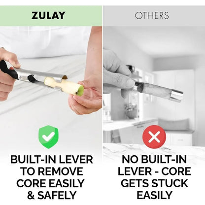 Apple Corer Tool Easy to Use Sharp Serrated Blade Apple Core Remover for Kitchen