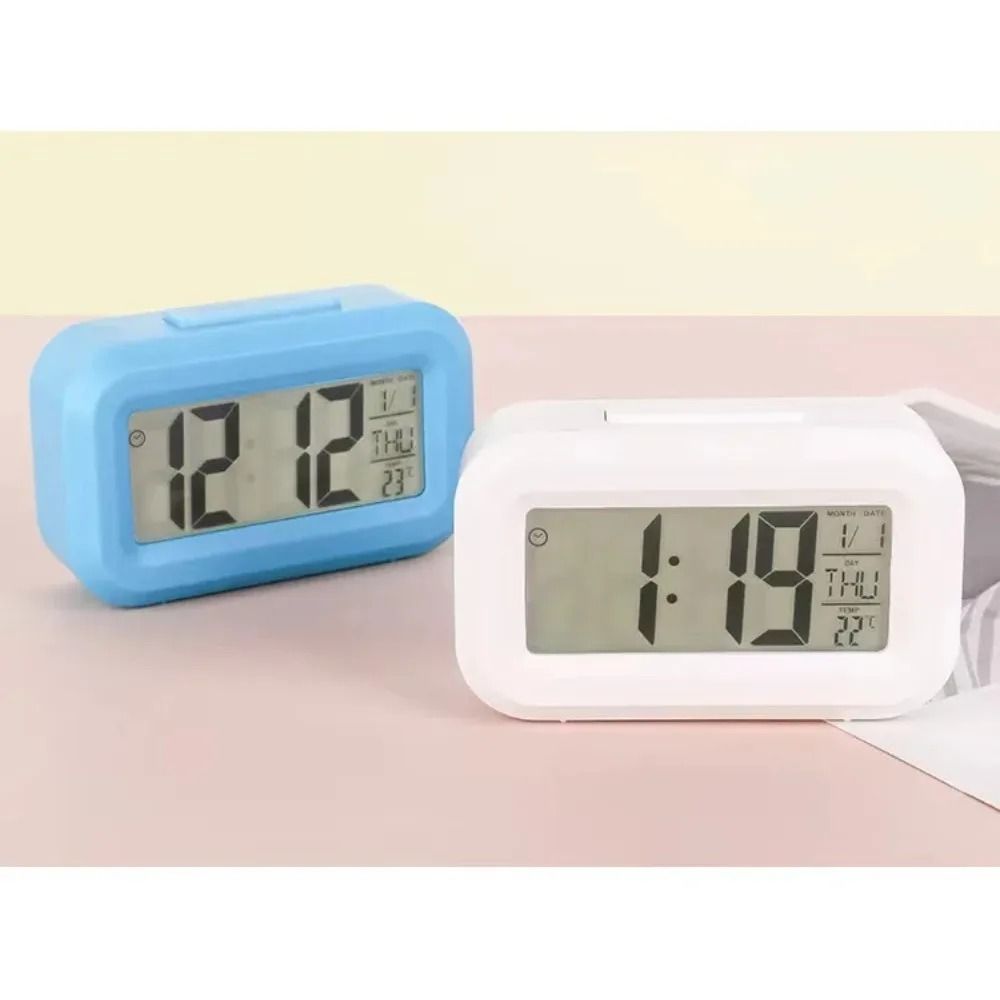 LED Digital Alarm Clock with Backlight Snooze and Calendar Display