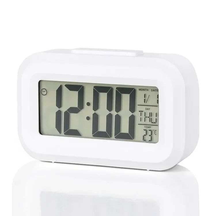 LED Digital Alarm Clock with Backlight Snooze and Calendar Display