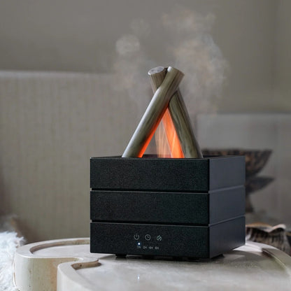 280 ml Flame Aroma Diffuser USB Air Humidifier with Colorful Atmosphere Light and Remote Control