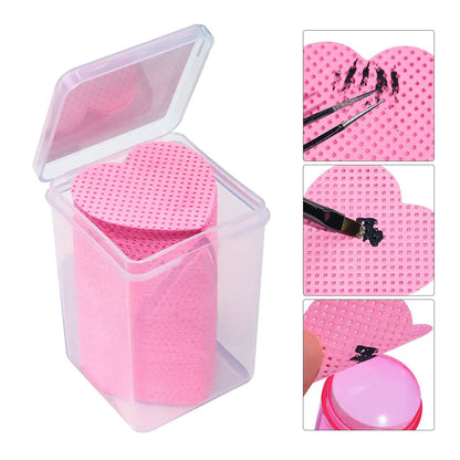 Lint Free Nail Polish Remover Cotton Wipes UV Gel Cleaner Pads for Manicure and Nail Art