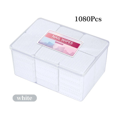 Lint Free Nail Polish Remover Cotton Wipes UV Gel Cleaner Pads for Manicure and Nail Art