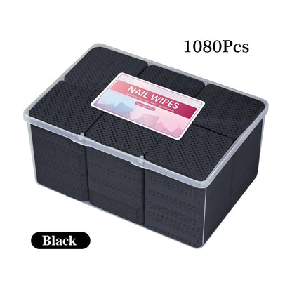 Lint Free Nail Polish Remover Cotton Wipes UV Gel Cleaner Pads for Manicure and Nail Art