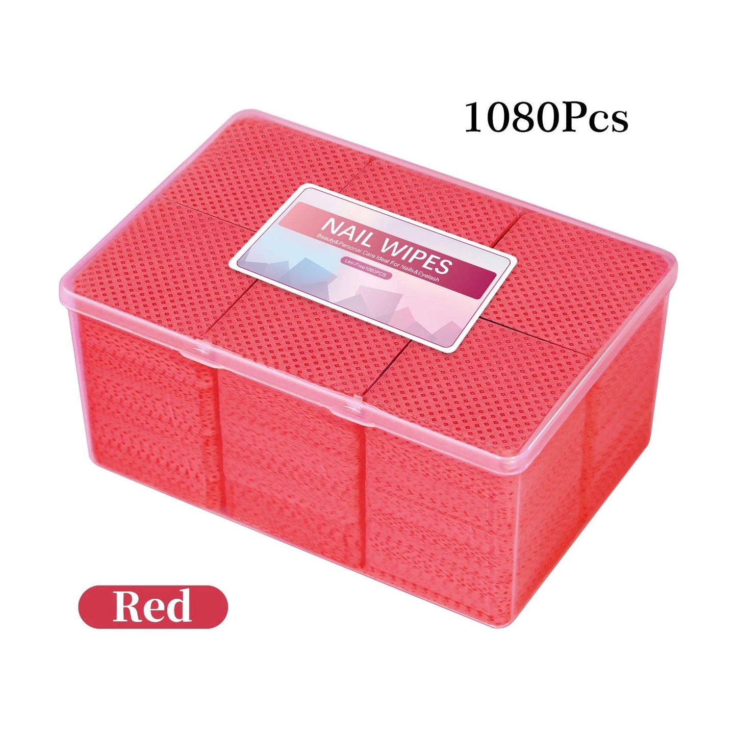 Lint Free Nail Polish Remover Cotton Wipes UV Gel Cleaner Pads for Manicure and Nail Art
