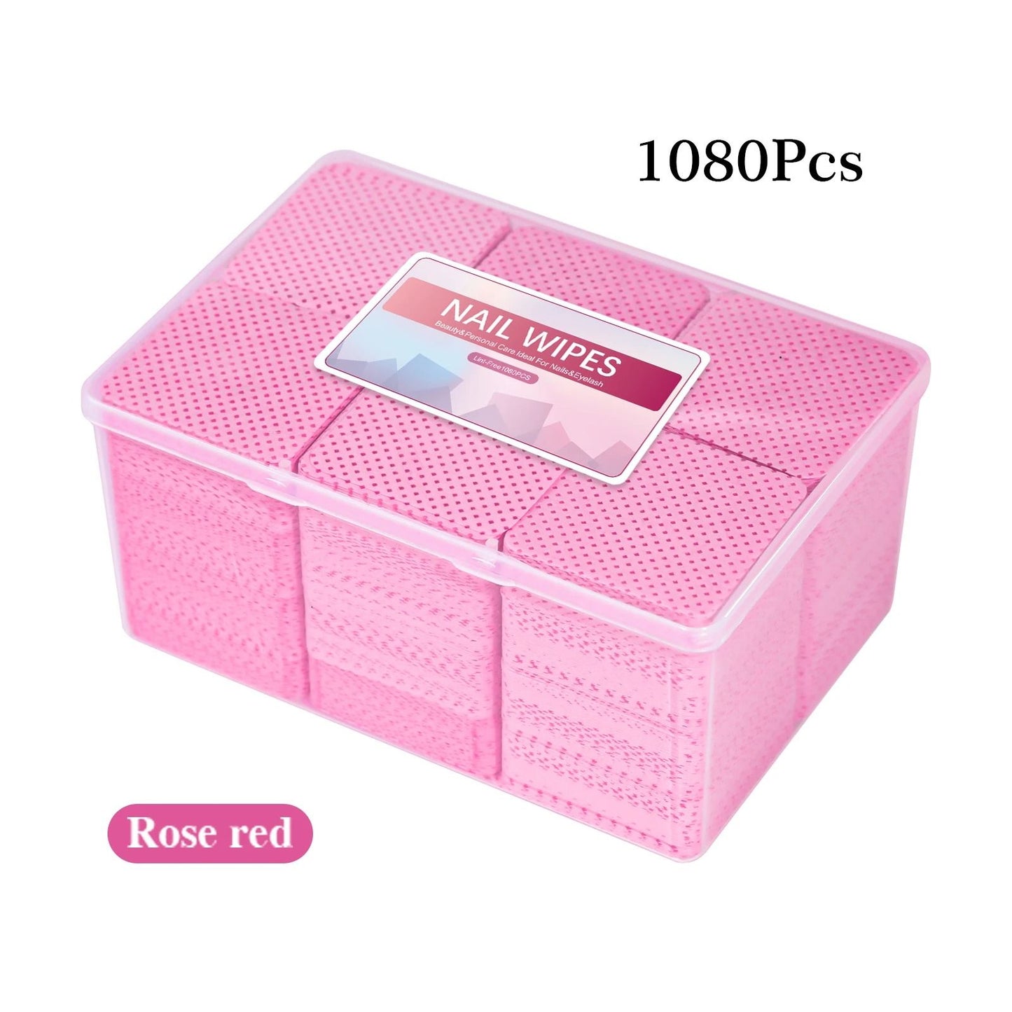 Lint Free Nail Polish Remover Cotton Wipes UV Gel Cleaner Pads for Manicure and Nail Art