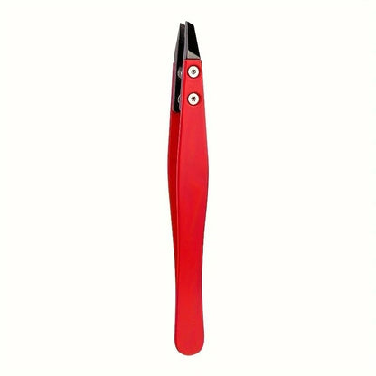 Zirconia Ceramic Pointed Tweezers Stainless Steel Precision Eyebrow and Hair Removal Tool