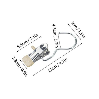 Closet Clothes Organizer Pegs with Hook for Laundry and Clothing Storage