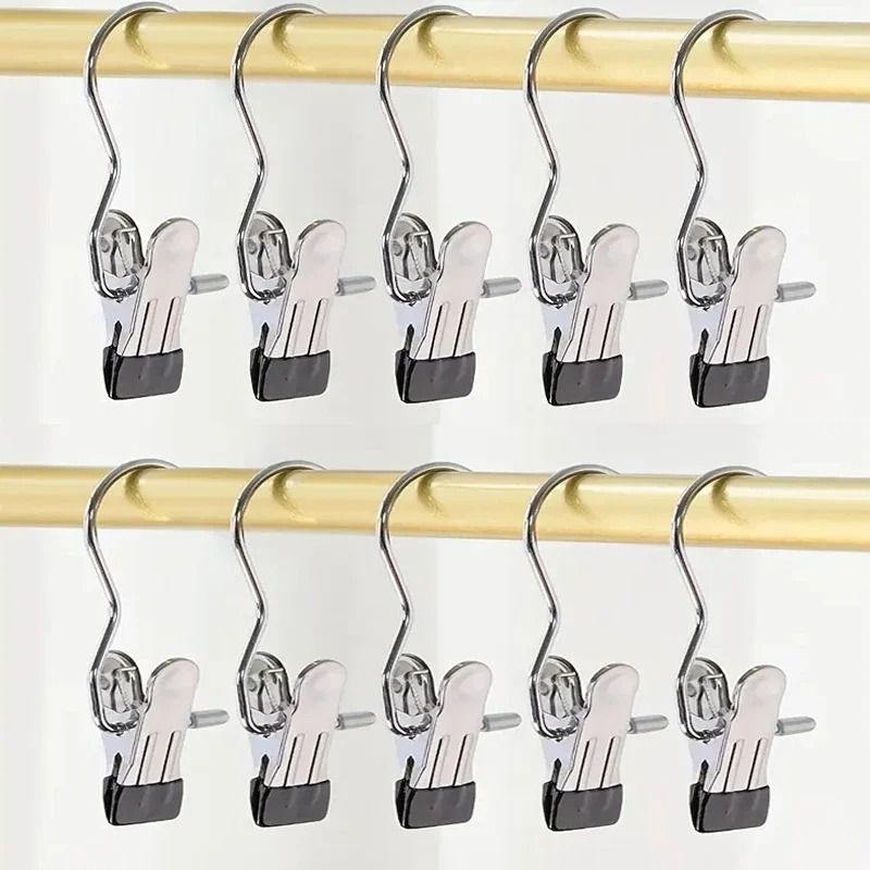 Closet Clothes Organizer Pegs with Hook for Laundry and Clothing Storage