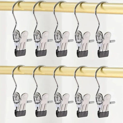 Closet Clothes Organizer Pegs with Hook for Laundry and Clothing Storage