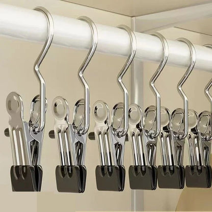 Closet Clothes Organizer Pegs with Hook for Laundry and Clothing Storage