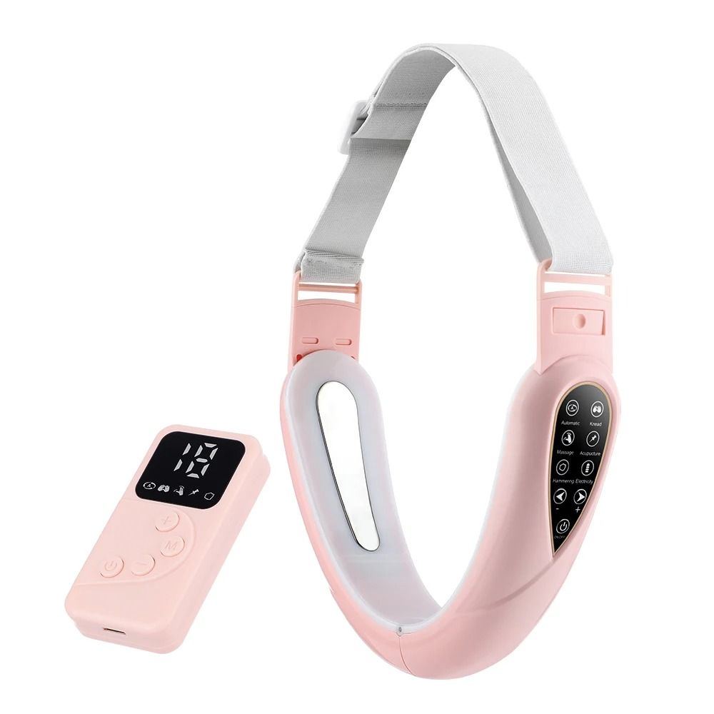 Rechargeable V Face Massager Portable Facial Massage Device with LED Display