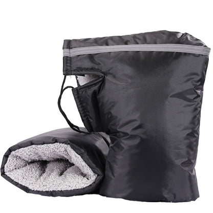 Universal Windproof Handlebar Mittens For Motorcycle Electric Bike Winter Use