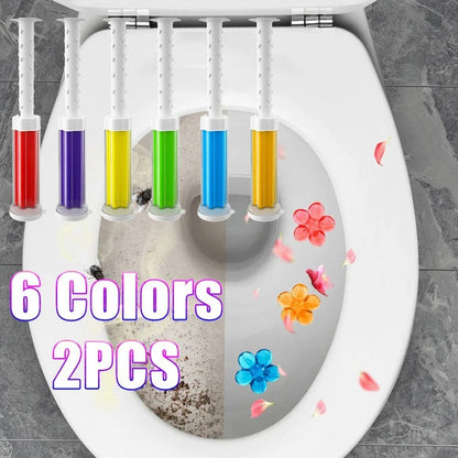Toilet Cleaner Gel Deodorant 2 Pack Toilet Gel Air Freshener Bathroom Fragrance Cleaner