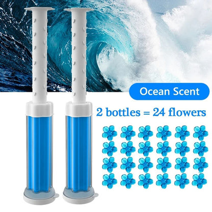 Toilet Cleaner Gel Deodorant 2 Pack Toilet Gel Air Freshener Bathroom Fragrance Cleaner