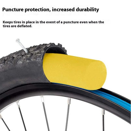 Bicycle Tire Inserts Puncture Protection Sponge Liner for Tubeless Tires Outdoor Cycling