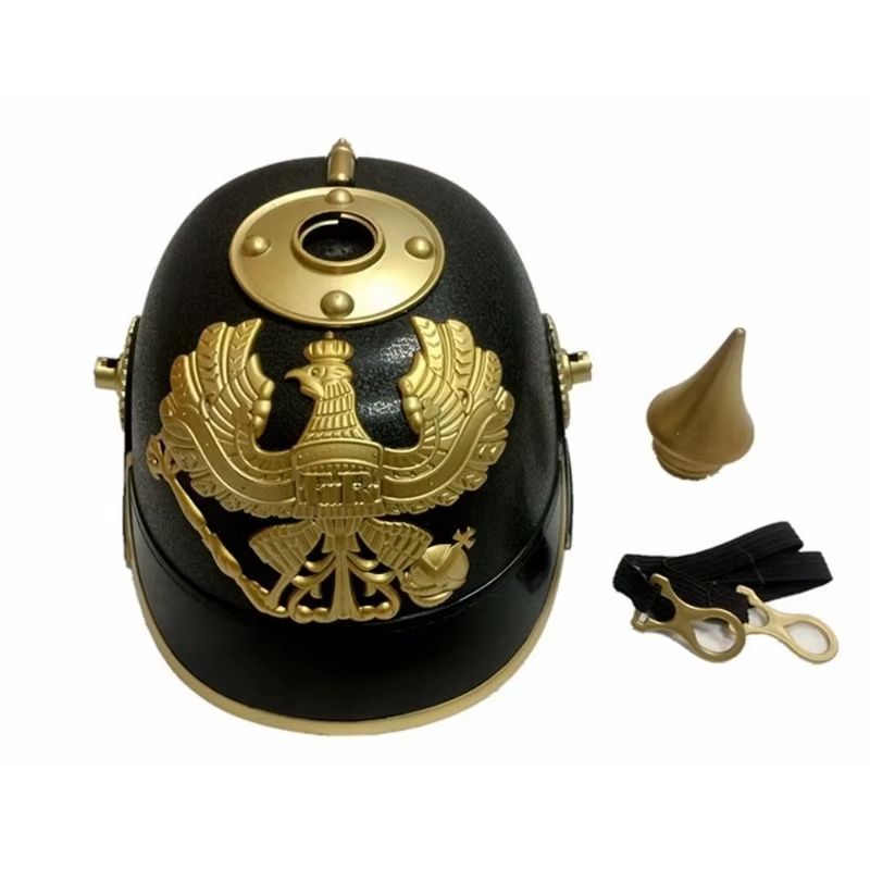 German Prussian Kids Costume Plastic Helmet Cosplay Prop