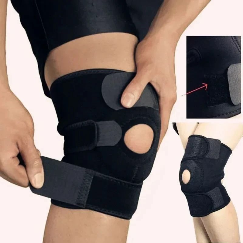 Outdoor Sports Knee Pads with Spring Support for Running Hiking Cycling Protection
